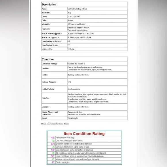 Gucci Beige and Brown Shoulder Bag - Picture 15 of 15